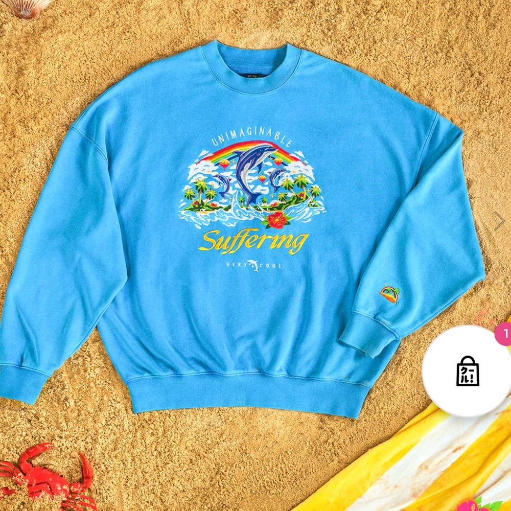 Unimaginable Suffering Blue Sweatshirt